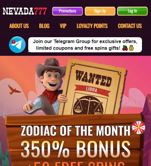 Nevada 777 Casino Mobile screenshot